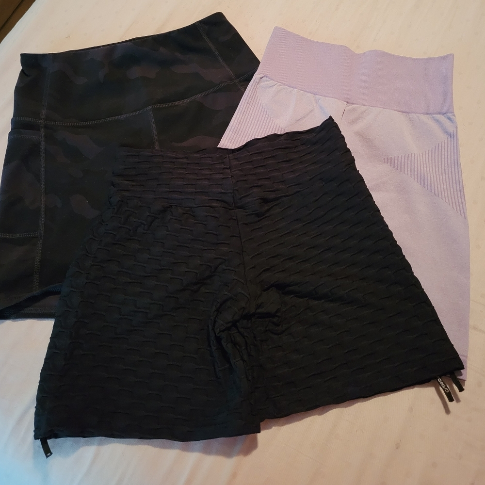 3 pices sports shorts